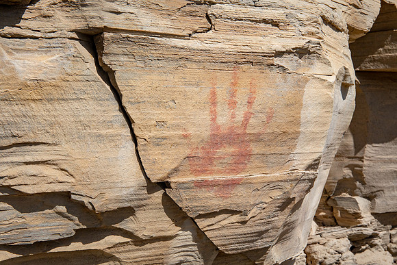 Bear Gulch Pictographs, Lewistown, Montana