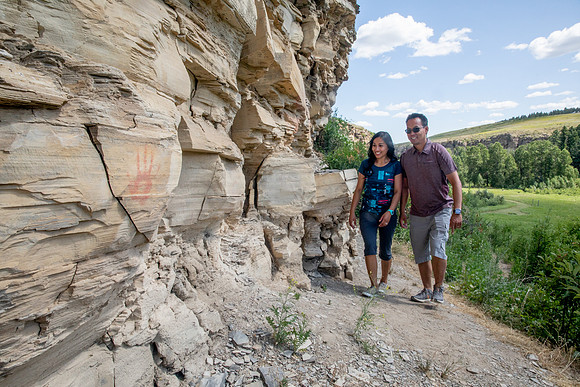 Bear Gulch Pictographs, Lewistown, Montana