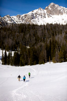 Beehive basin hike outside of Big Sky