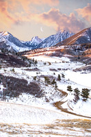 Backside of Absaroka Mountains