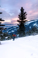 Backcountry skiing Bozeman